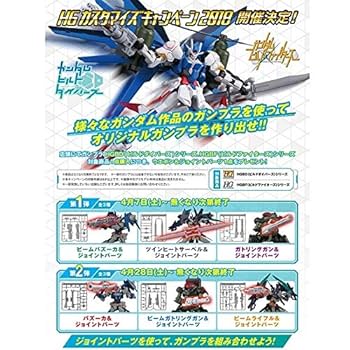 【ガンプラ】パーフェクトマーカーキャンペーン(バンダイ／懸賞当選品) Amazon | HG カスタマイズ キャンペーン 2018 全6種 セット