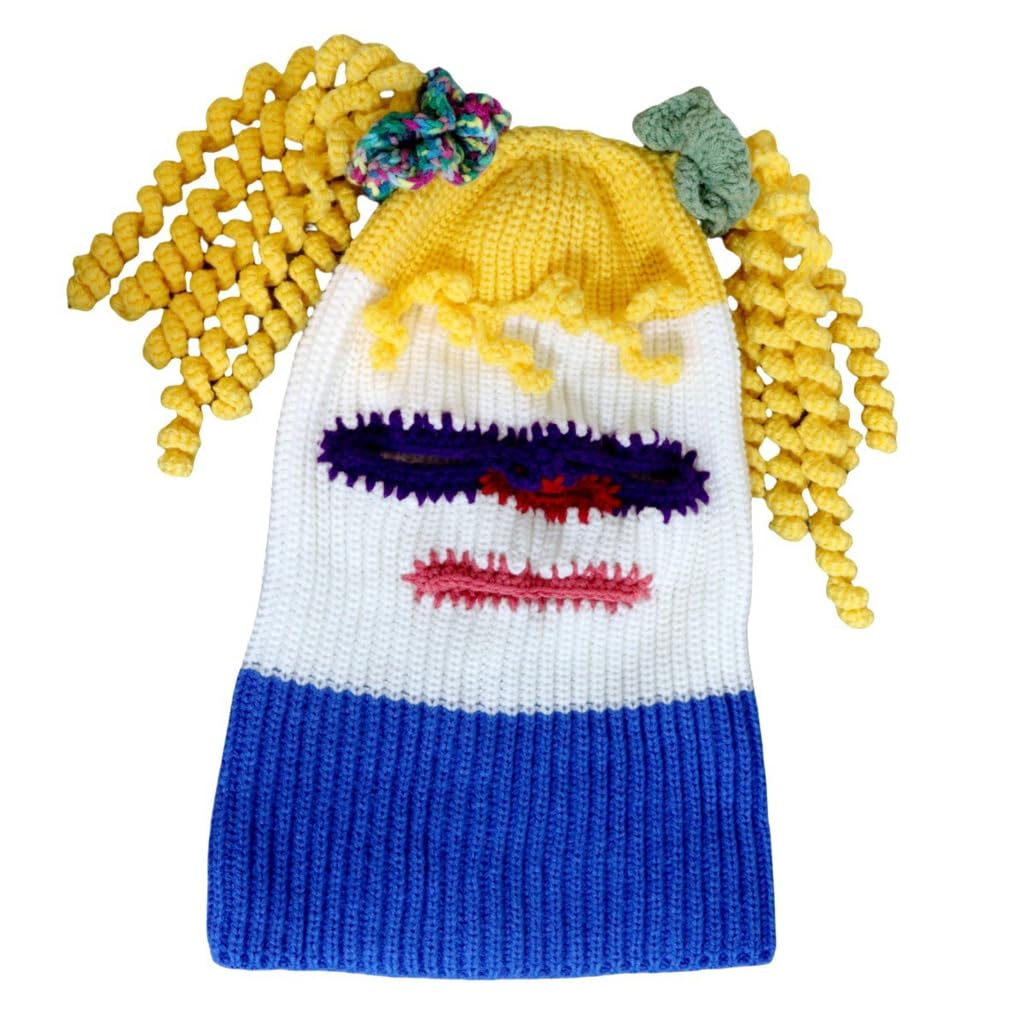 Jamnghb Unisex As Detailed Discription Funny Clown Balaclava Hat Adult Teens Novelty Caps Masquerades Party Facemask Hat