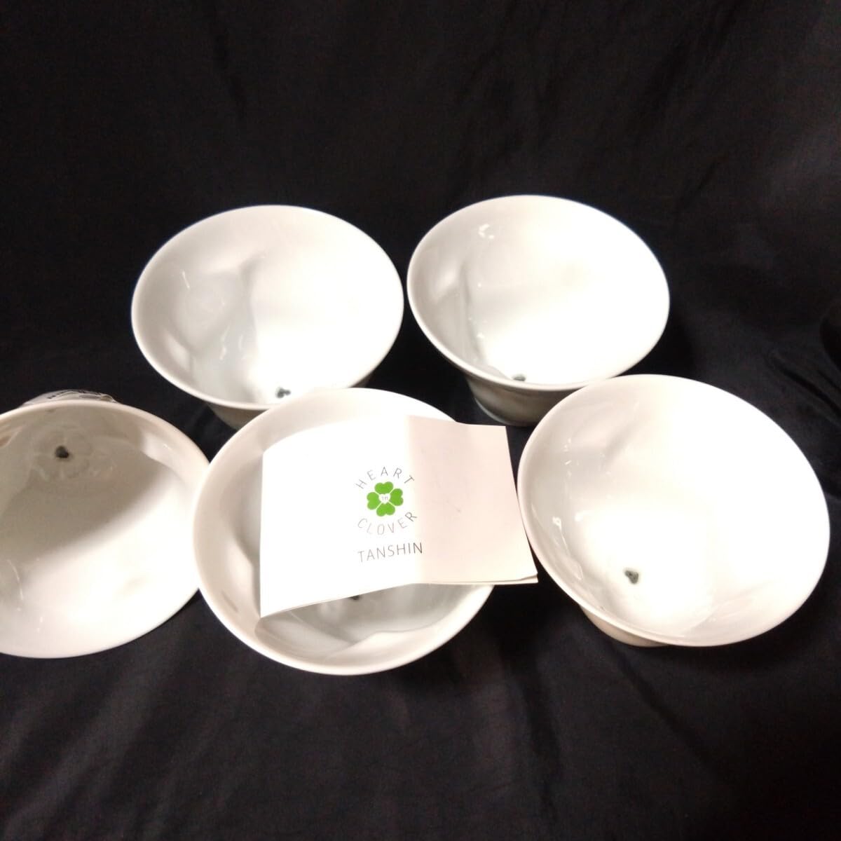 Amazon.co.jp: 波佐見焼 丹心窯 水晶ストーリー デザートカップ5個