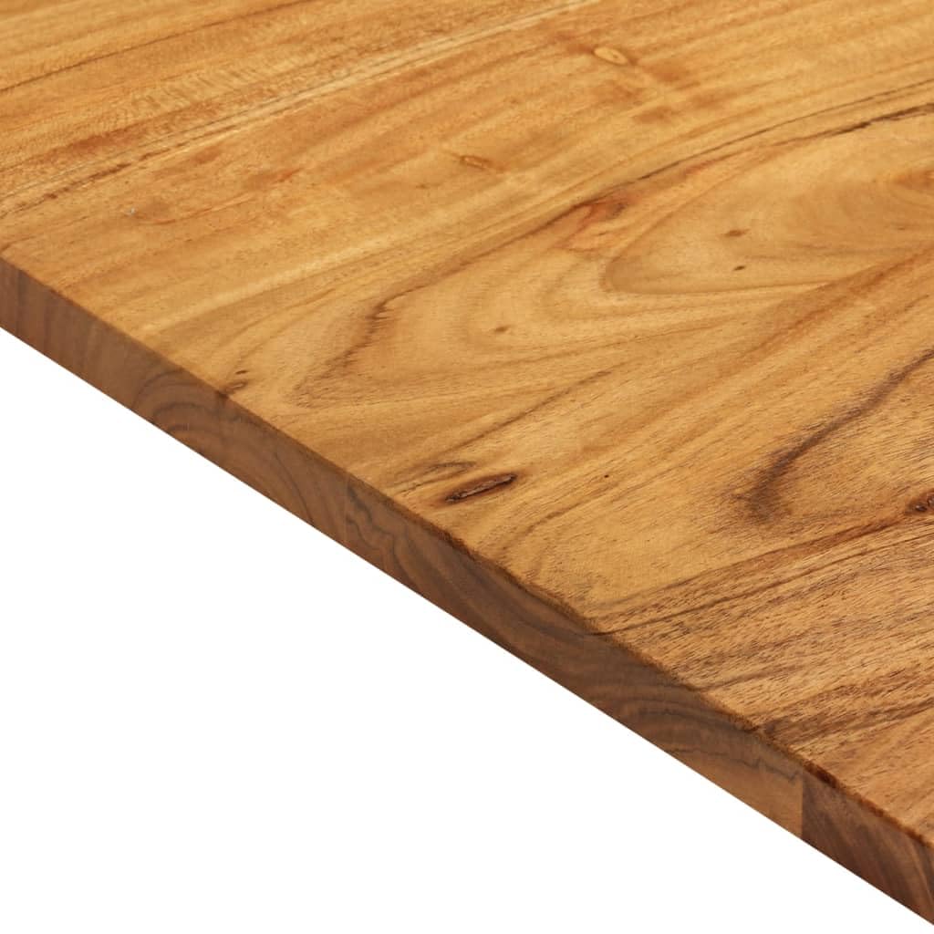 Dessus de meuble lavabo de salle de bain Acacia 140x52x2,5 cm