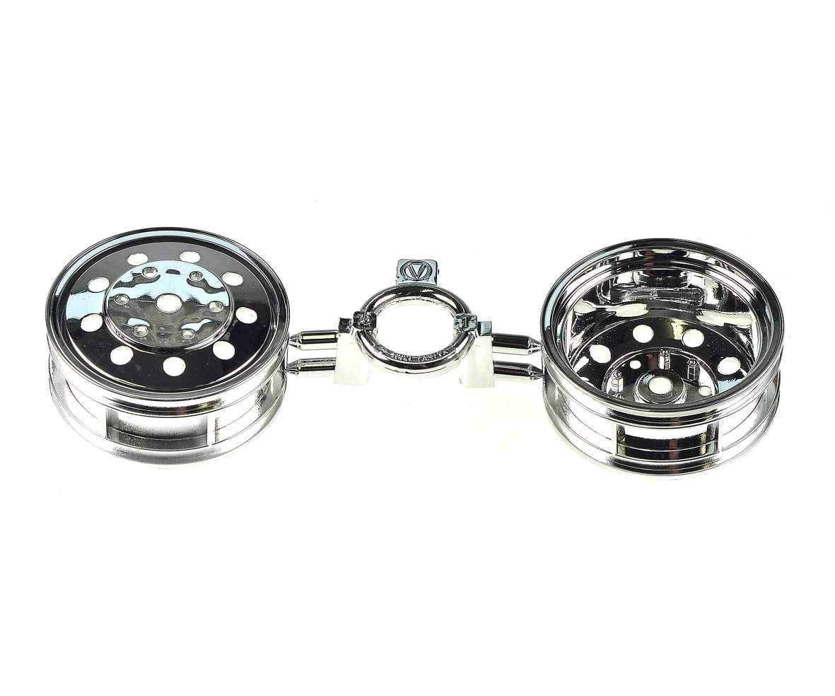 TAMIYA 1: 14 300445258 V Model Truck Double Wheels Set, Accessories, 1 Piece