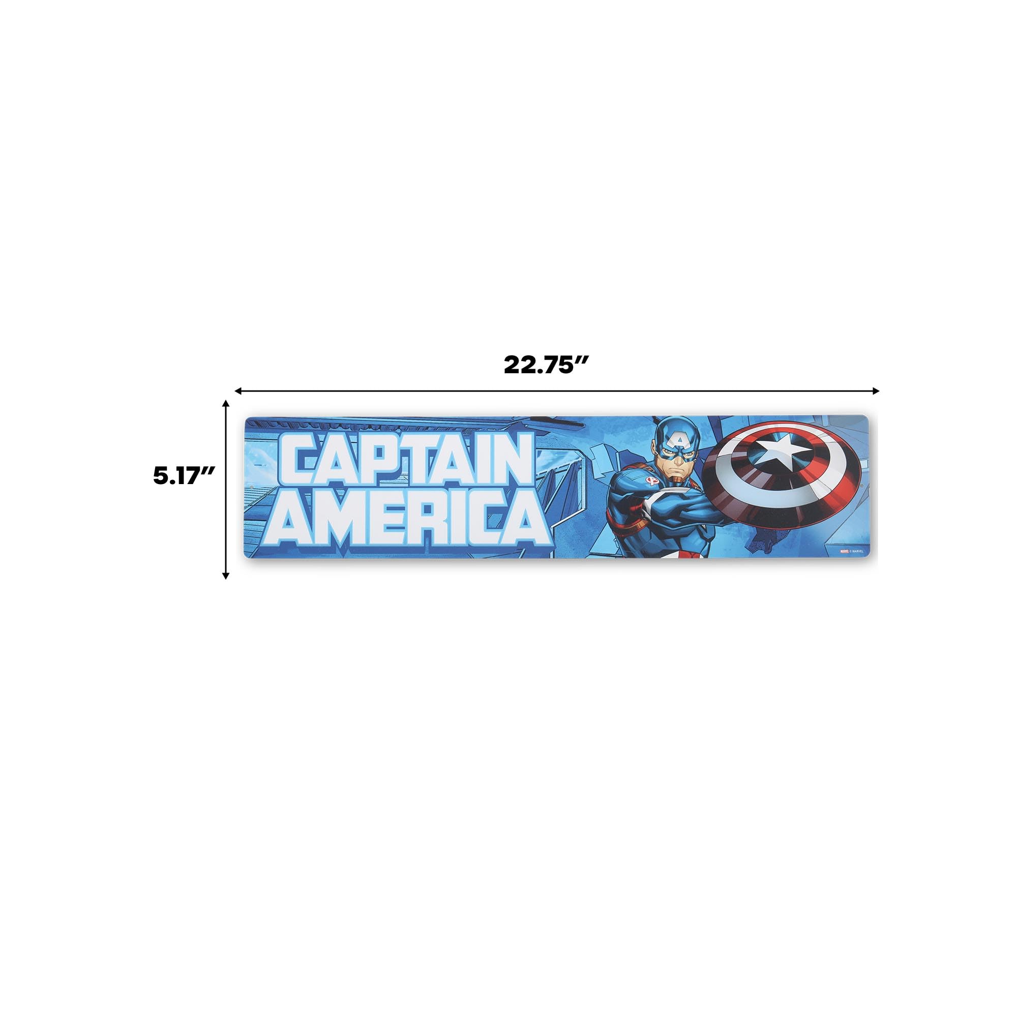 Calamita Metallica Marvel Con Scudo Di Capitan America – Dimensioni 6,3 Cm, Ufficiale