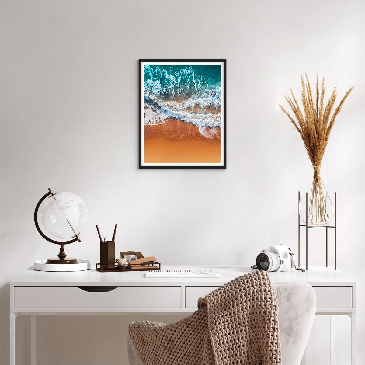 ARTTOR Poster Cadre Noir 40x50 cm Affiche Paysages Maritime - 5021 - P2B