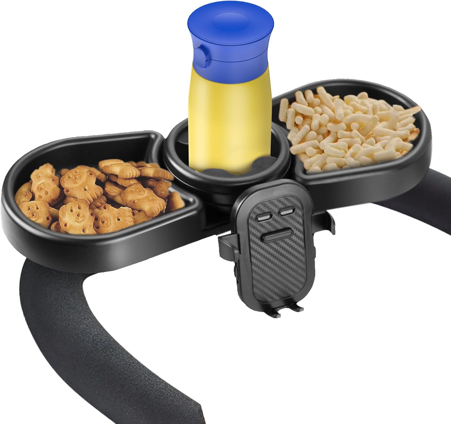 Universal Stroller Snack Tray, 3 in 1 Stroller Cup Holder