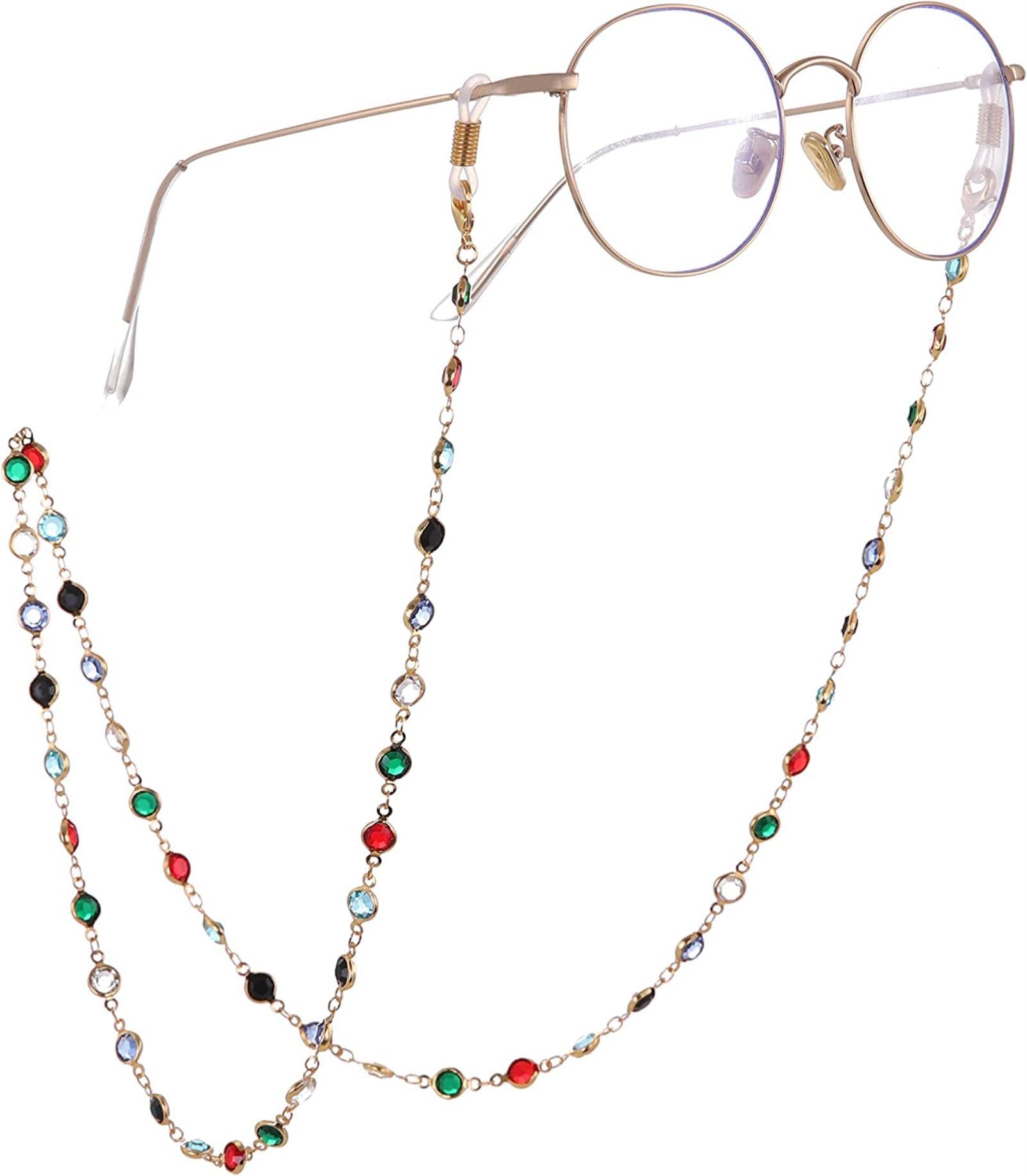 Cordon de Maintien pour Lunettes de Soleil Femme, Grande chaînette, Cordon Porte-Lunettes