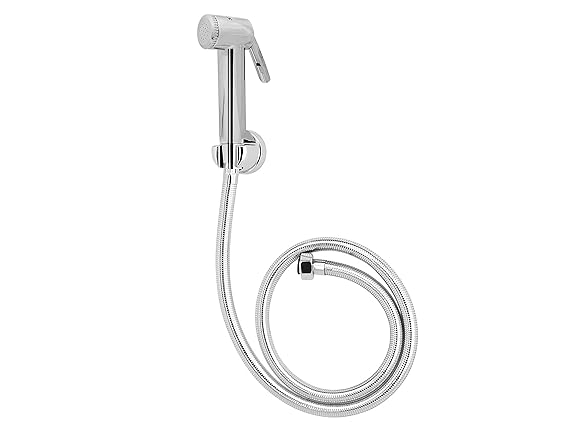 Jass Jet Health Faucet Kit - Premium Jet Spray with Brass Pin - 1.5m Hose Pipe, Screw Kit and Hook Included (Complete Set)