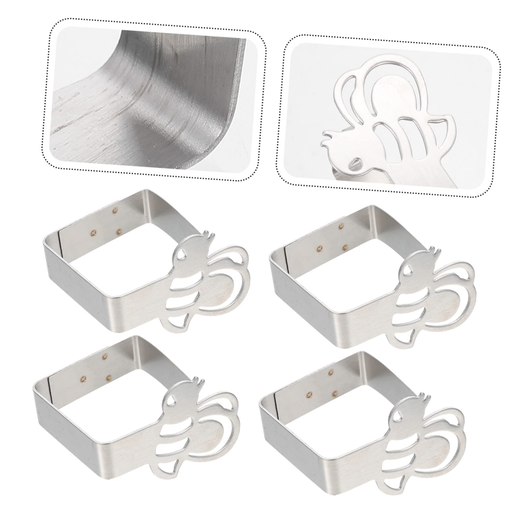 HOMSFOU 12pezzi Fermagli per Tovaglie Acciaio Inossidabile Antiscivolo da Facile da Installare e Rimuovere per Feste Picnic e Ristoranti Design Robusto e Durevole