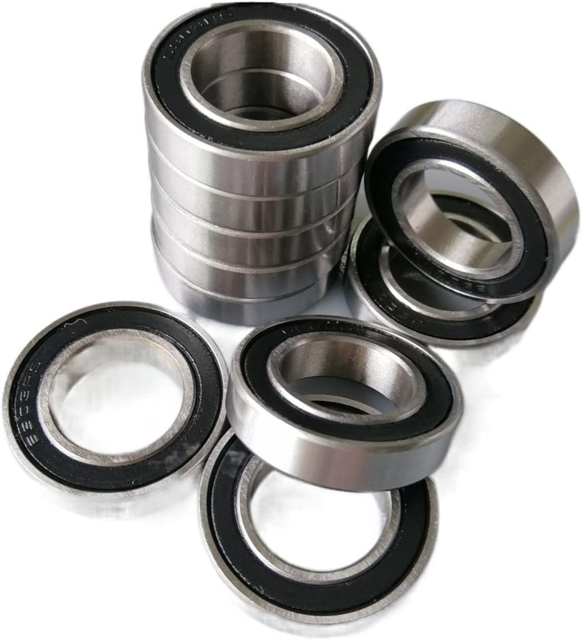 Youngran 2Pcs S6903-2RS Stainless Steel Hybrid Ceramic Bearing 17x30x7 mm for Bicycle Bottom Brackets 6903 Leisurely