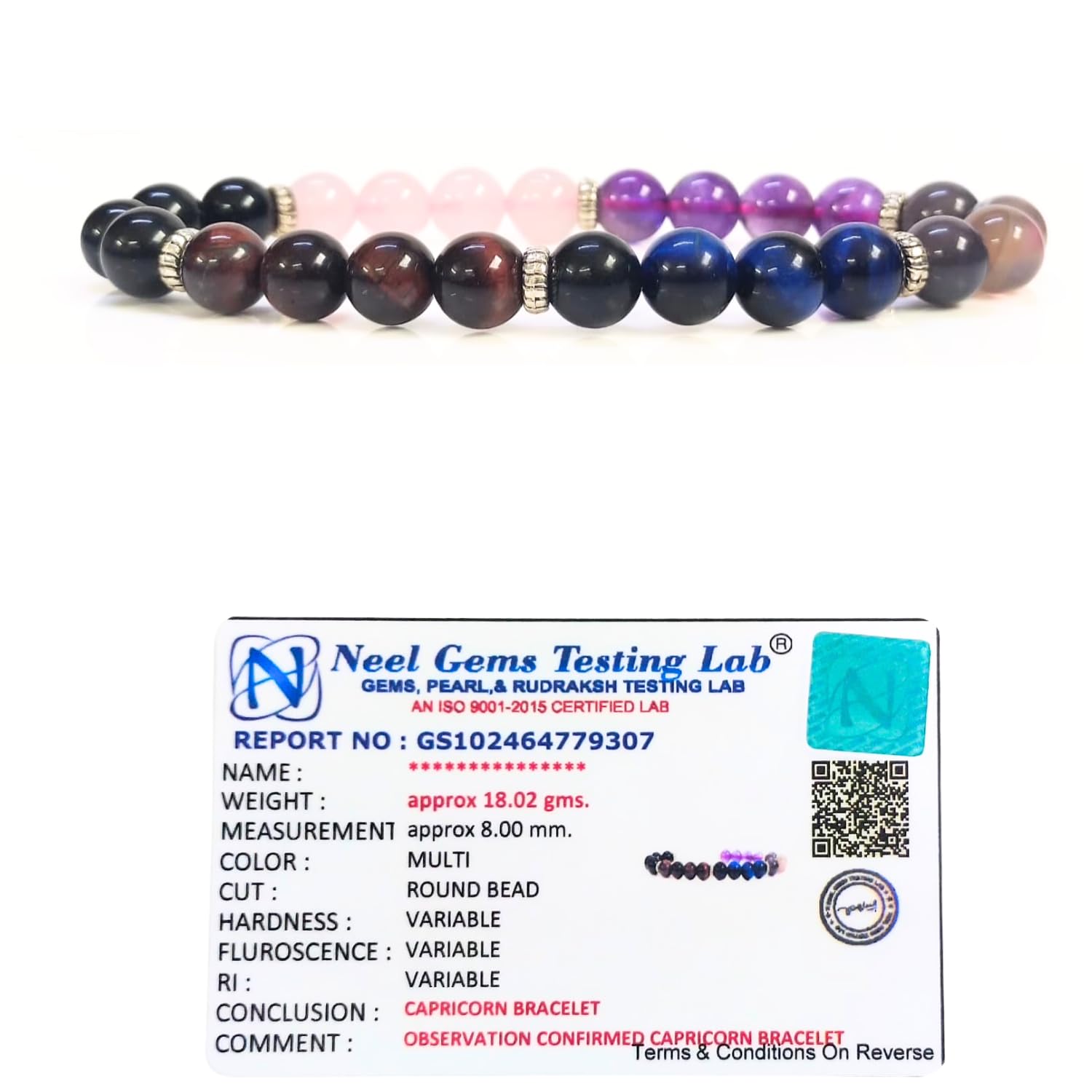 Gemaltic Healing Crystals Wellbeing Bracelets - Charged & Certified Gemstones, Extra Rubber & Soft Needle Free (Capricorn, 8MM) (B0D2D3LL71) Amazon Price History, Amazon Price Tracker