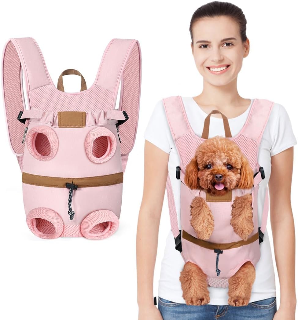 Lekereise Pet Carrier Backpack Adjustable Pet Front Dog