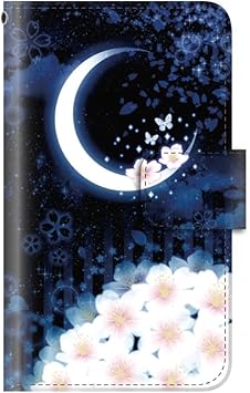 Amazon Co Jp 桜 花 和柄 手帳型 02 桜三日月 Iphone Se 第3世代 22 Iphone Se 第2世代 Iphone8 Iphone7 用 ケース 手帳型 カバー アイフォン 家電 カメラ