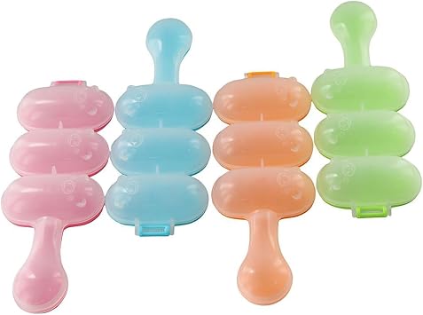 Rice Ball Shaker, 5 Pcs Ball Shaped Onigiri Molds with Mini Rice scoop, DIY Rice Ball Moulds, Sushi Maker for Kids Lunch Bento Box, Home Kitchen Lunch GadgetsPink/Blue/Green/Orange