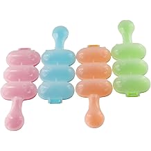 Rice Ball Shaker, 5 Pcs Ball Shaped Onigiri Molds with Mini Rice scoop, DIY Rice Ball Moulds, Sushi Maker for Kids Lunch Bento Box, Home Kitchen Lunch GadgetsPink/Blue/Green/Orange