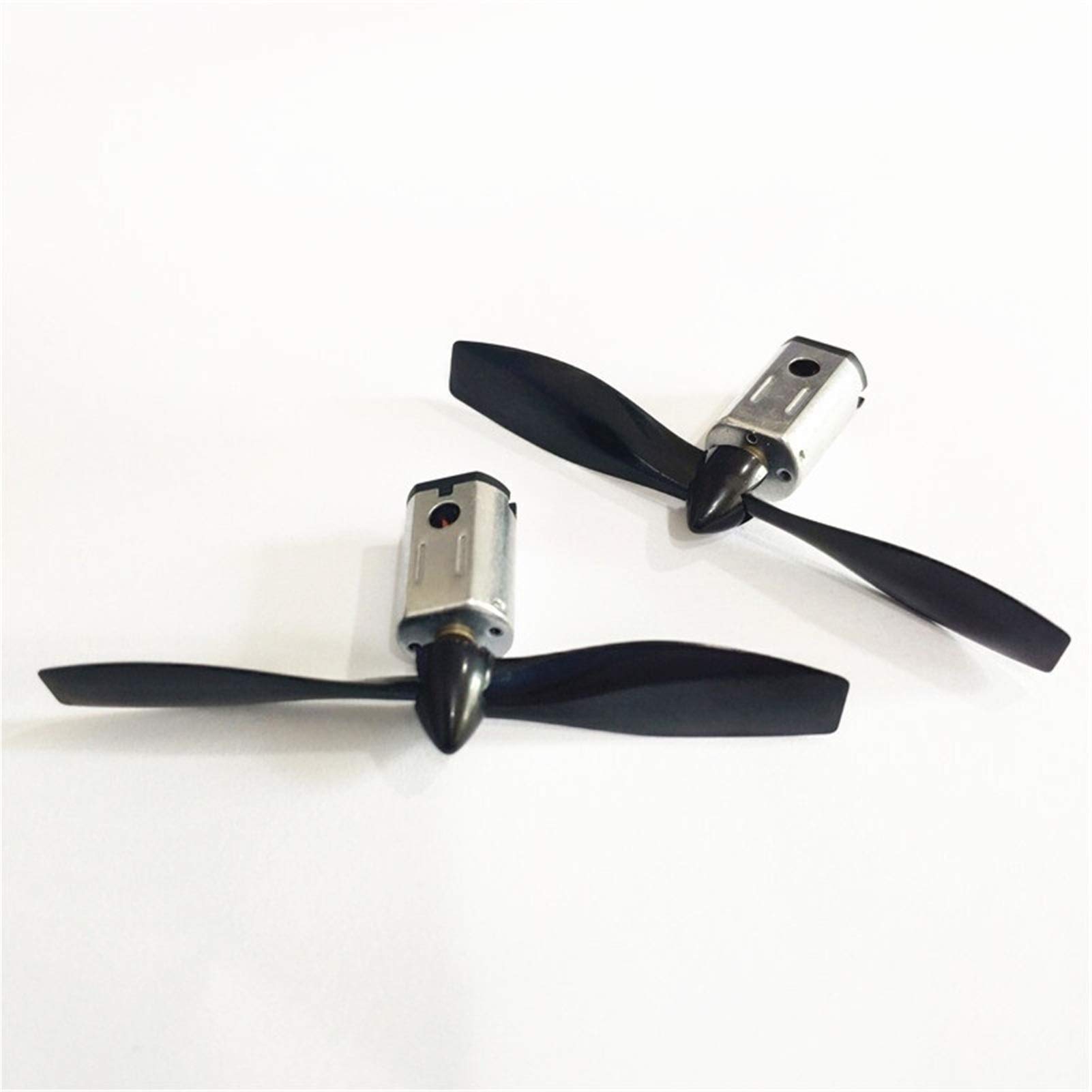 Moteur à courant continu 2set/Pack Micro DC electronic starter, N21 3V 17000RPM, avec Noir Rouge Hélice Modèle Avion Hélicoptère Ventilateur DIY Pièces, Pièces De Pilote DIY : Moteur à Hélice Rouge) (