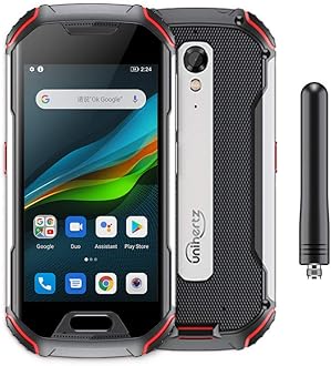 Unihertz Atom XL, The Smallest DMR Walkie-Talkie Rugged Smartphone Android 11 Unlocked 6GB+128GB (Support T-Mobile & Verizon only)