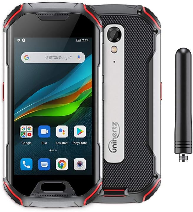 Unihertz Atom XL, The Smallest DMR Walkie-Talkie Rugged Smartphone Android 11 Unlocked 6GB+128GB (Support T-Mobile & Verizon only)