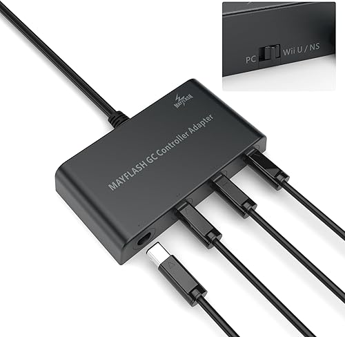 Miniatura 2 de MAYFLASH Gamecube Controller Adapter for Wii U, PC Windows and Switch/Switch 2, 4 Ports