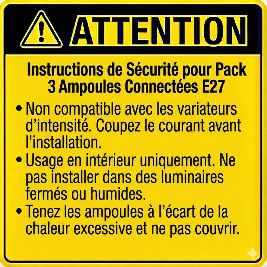 Ampoule LED Connectée E27 WiFi pour Remplacer un Éclairage Fixe par du Dimmable - 5