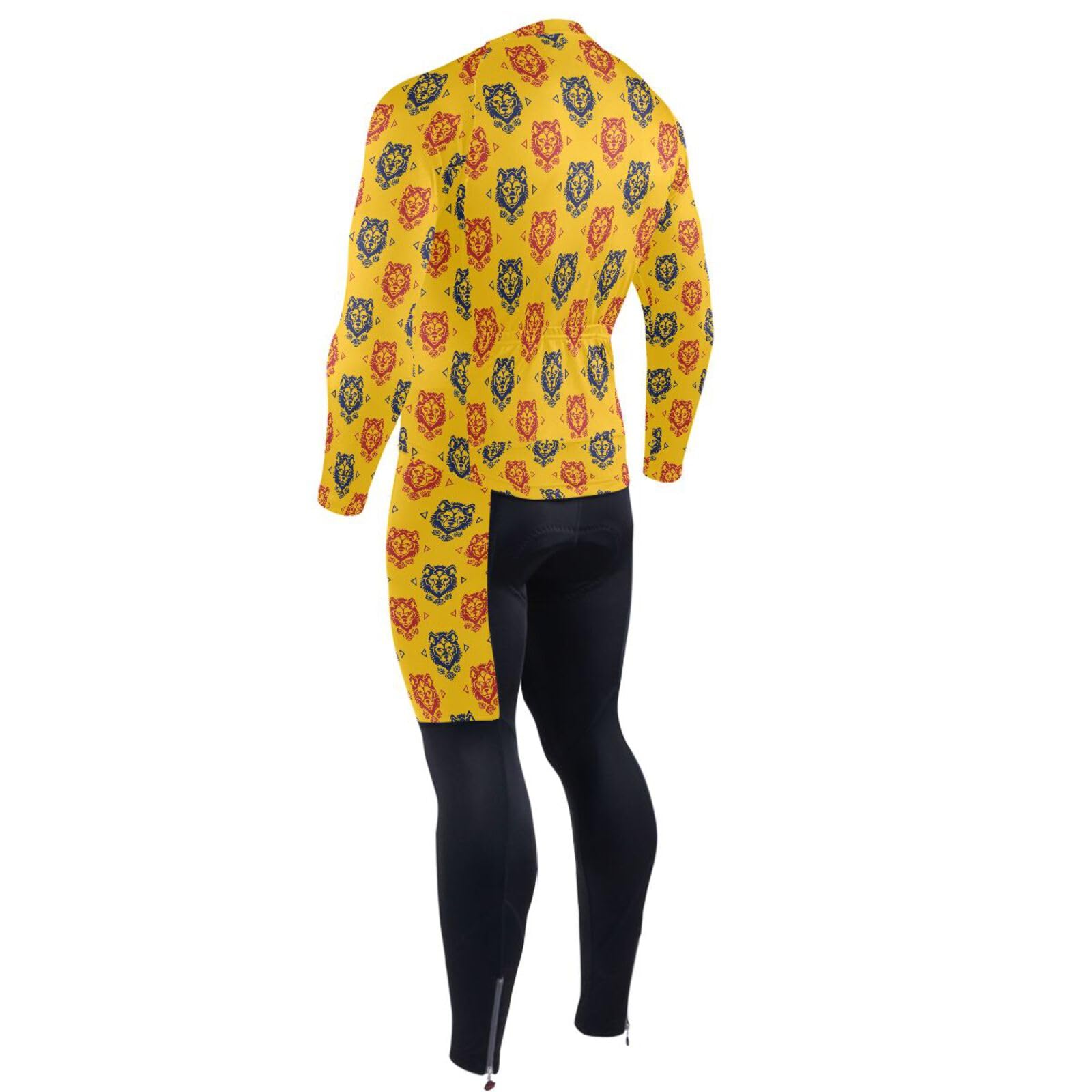Winter-Radtrikot mit Taschen, leichte Fahrrad-Shirts für Herren, 3D-gepolstert