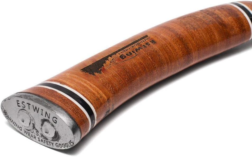 Estwing Special Edition Sportsman's Axe - 14" Camping Hatchet with Forged Steel Construction & Genuine Leather Grip - E24ASEA : Patio, Lawn & Garden