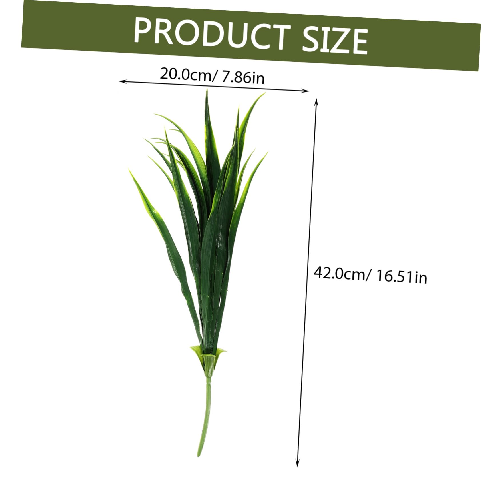 PRETYZOOM 6pcs Uv-Protected Plastic Plants for Outdoor Decor Artificial Shrubs for Garden Porch and Window Frame Faux Greenery for Parties and Events