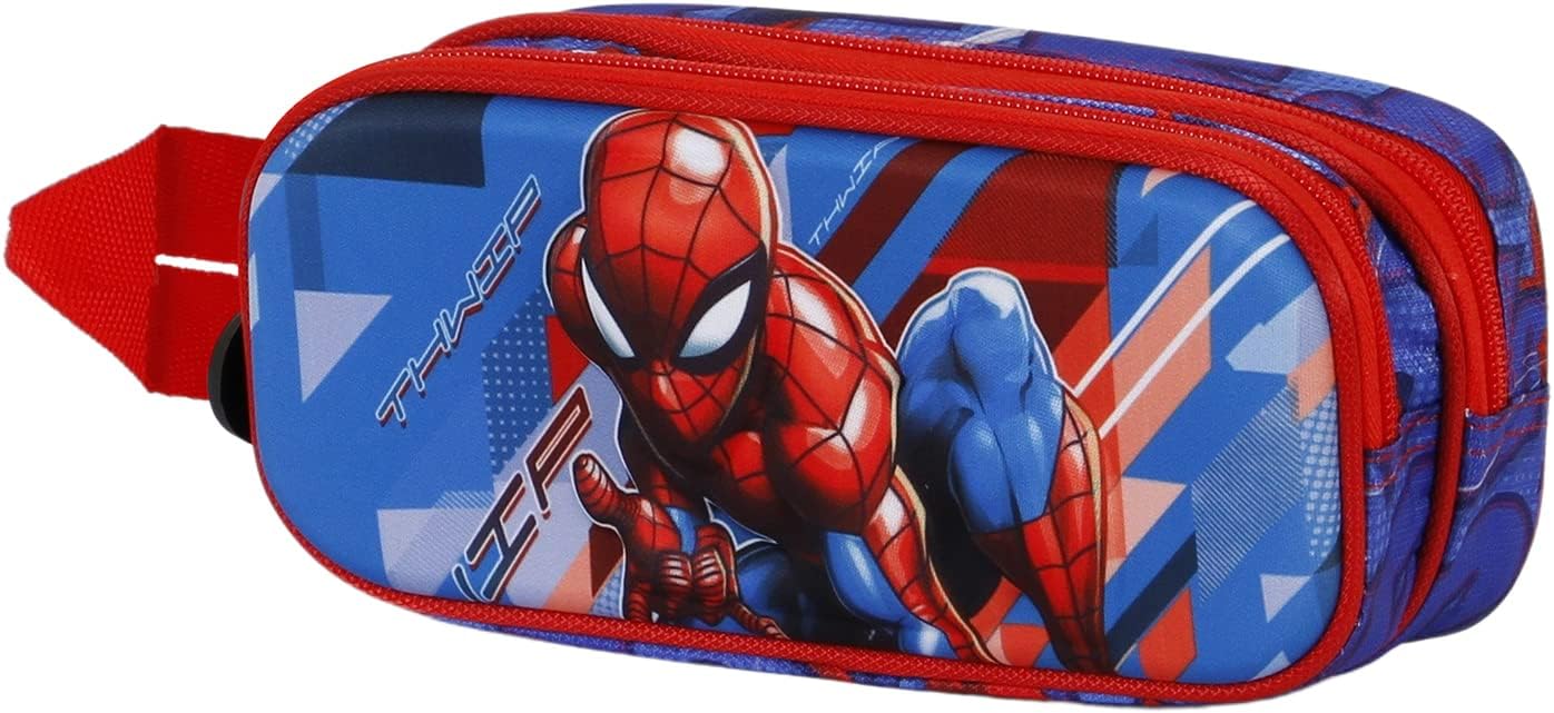 Karactermania Astuccio Avengers 22 Cm Blu – Portatutto Con Zip, Fodera Interna, Per Scuola - 6