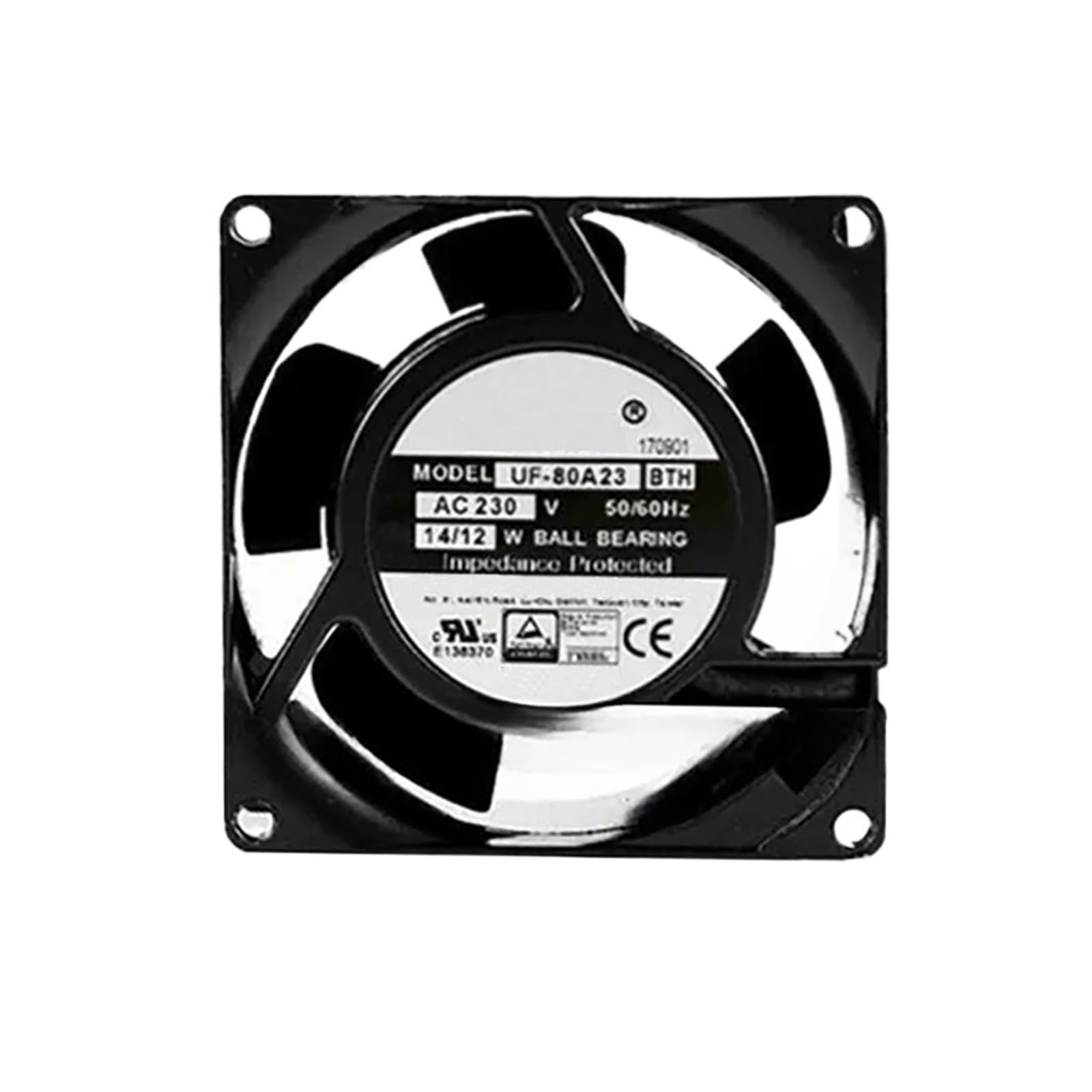 YLPWKMVZ Electric Cabinet Cooling Fan 230VAC 14/12W 80 * 80 * 38mm UF-80A23
