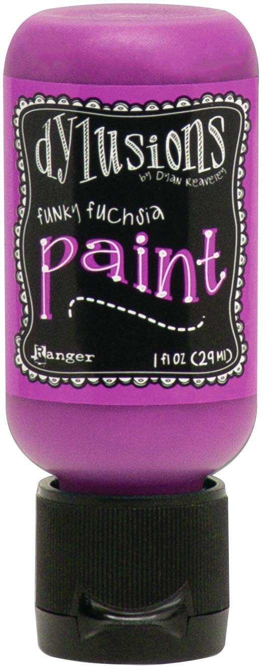 Ranger Funky Fuchsia Dylusions Paint Fcha, One Size