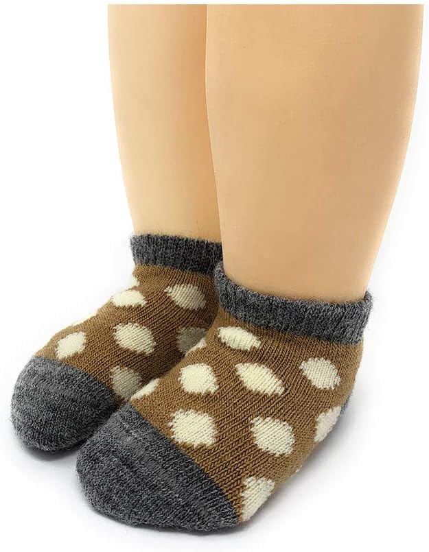 WARRIOR ALPACA SOCKS – Dye-Free Infant & Toddler Ankle Socks – Unisex – Baby Alpaca Wool Sox – Temperature Regulating
