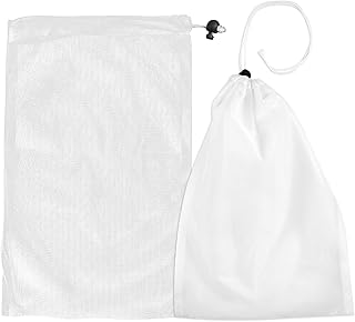 LLMSIX 2pcs Pool Vacuum Bag Replacement 8X13 Inch Pool Vacuum Bag Vacuum Pool Cleaner Fine Mesh Bag Swimming Pool Cleaner Fine Mesh Bag Pool Leaf Vacuum Net Bag for Swimming Pools Ponds and Aquariums