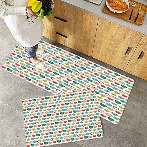 ORTHODRYL Alfombras Cocina Lavable, Juego de 2 Piezas 40x60cm+40x100cm