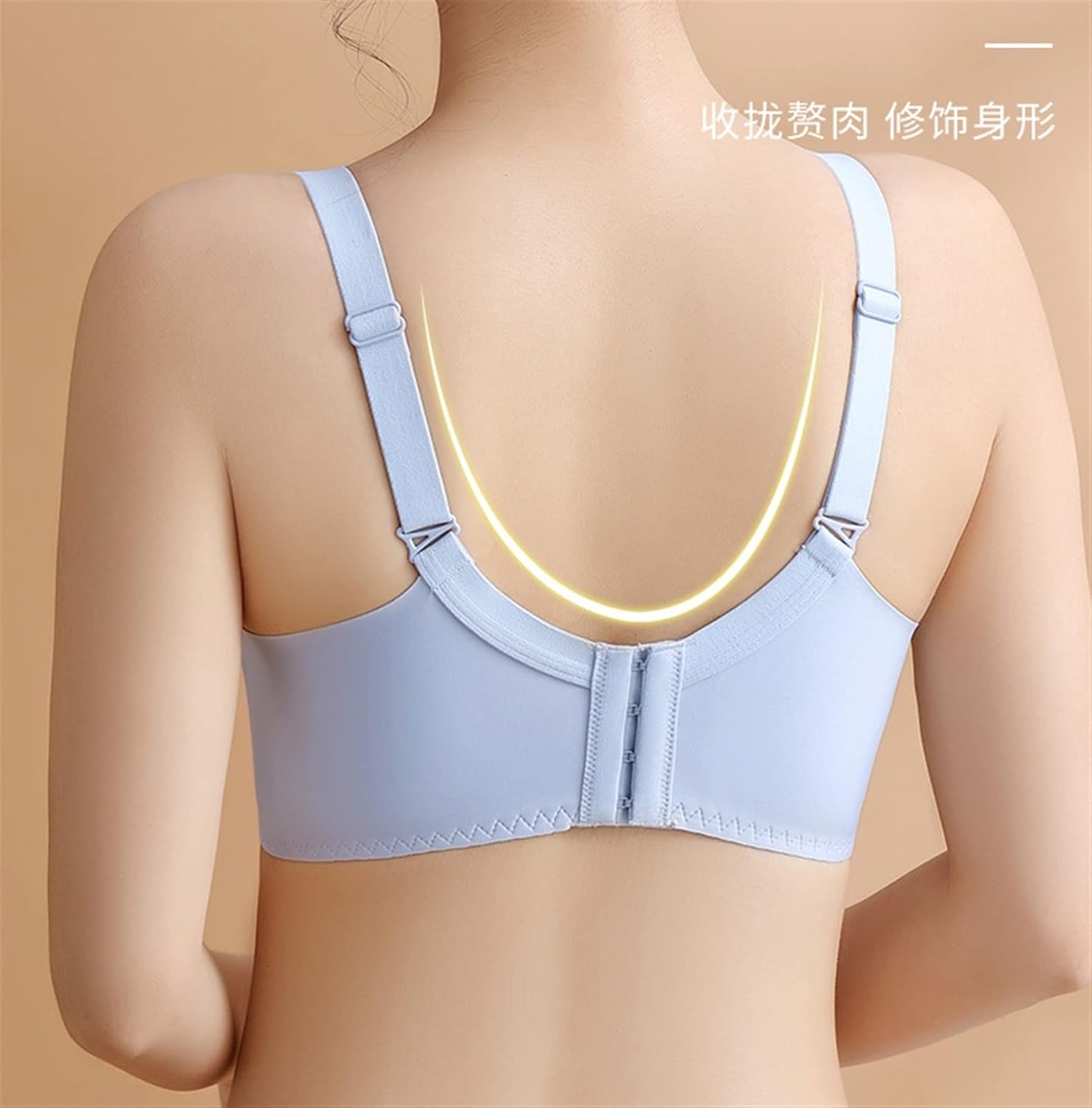 Womens Modal Nursing Bras with Support Sexy Comfort Front Closure Bralette Wireless Breastfeeding Bra for Women (Color : Blue, Size : 36/80BC)