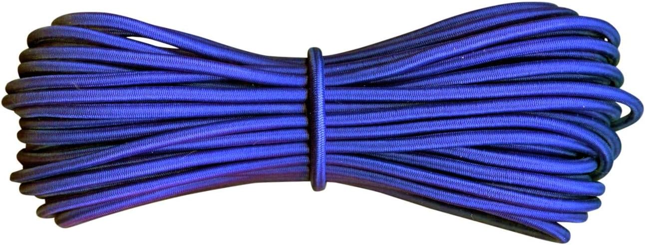 Fabmania Round Elastic Cord – 4 mm in Diameter, royal blue, 10 metres