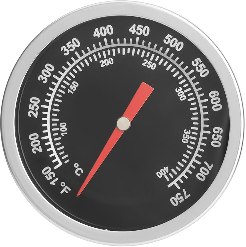 Smoker Temperature Gauge for Pit Boss Vertical 2 & 3-Series, PB1230G Pit Boss Memphis Ultimate Thermometer Accessories, BBQ Temp Gauge for Pit Boss Combo Charcoal Grills, Black