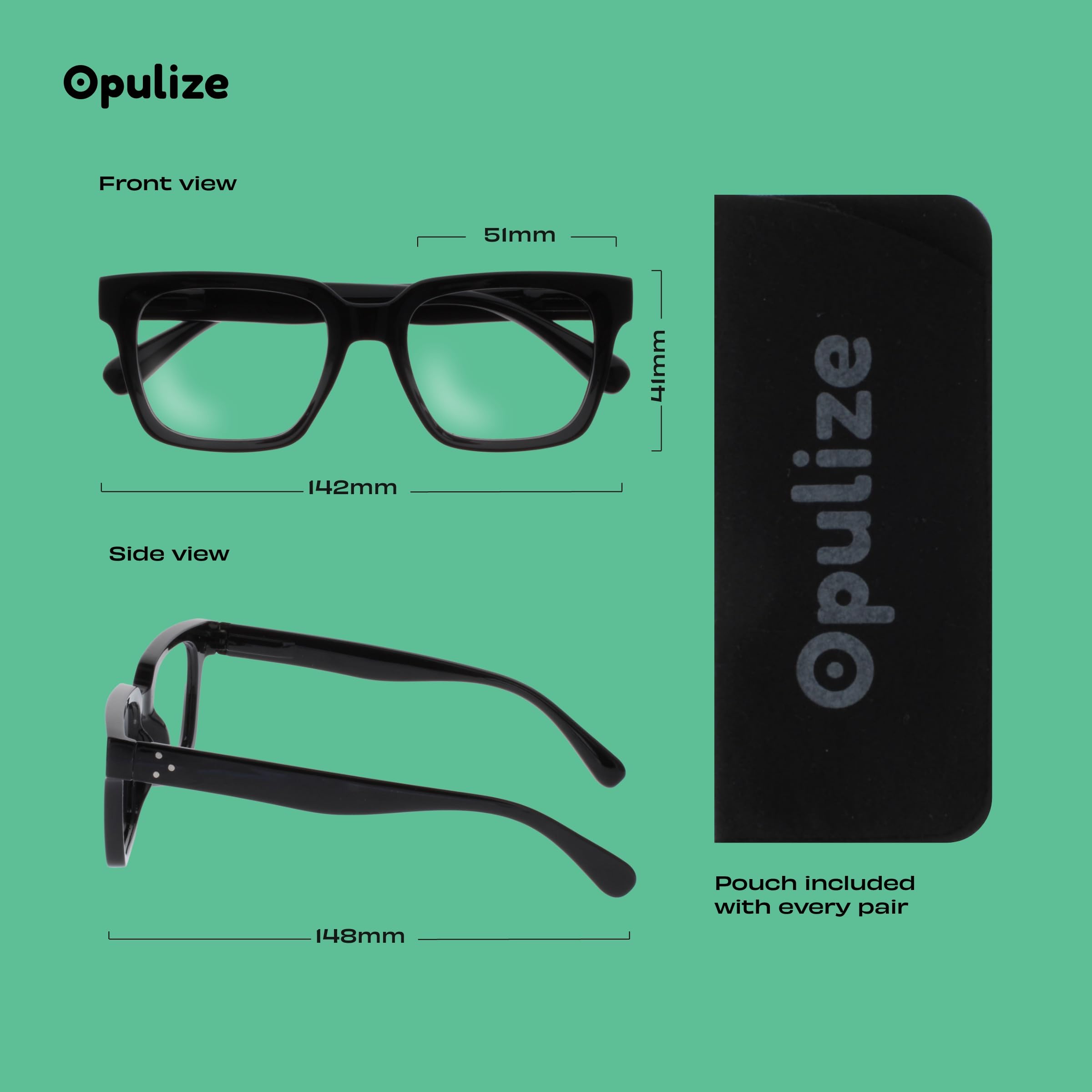 OPULIZE Okulary niebieskie światło Uniseks Era