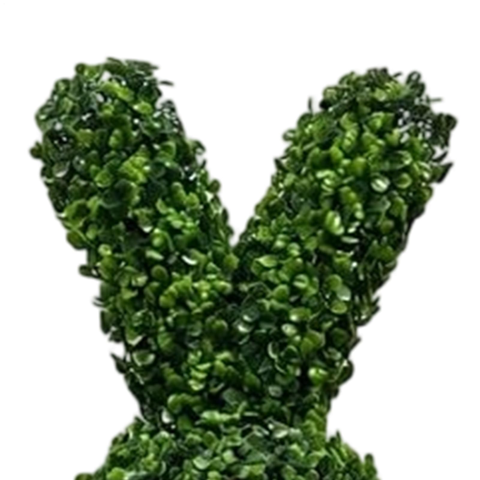 Generico Pianta di Pasqua Statuine di Conigli con Bianco | Decorazioni Artificiali Coniglio Pasquale Per Portico Giardino Terrazzo Casa Primavera Inverno Natale