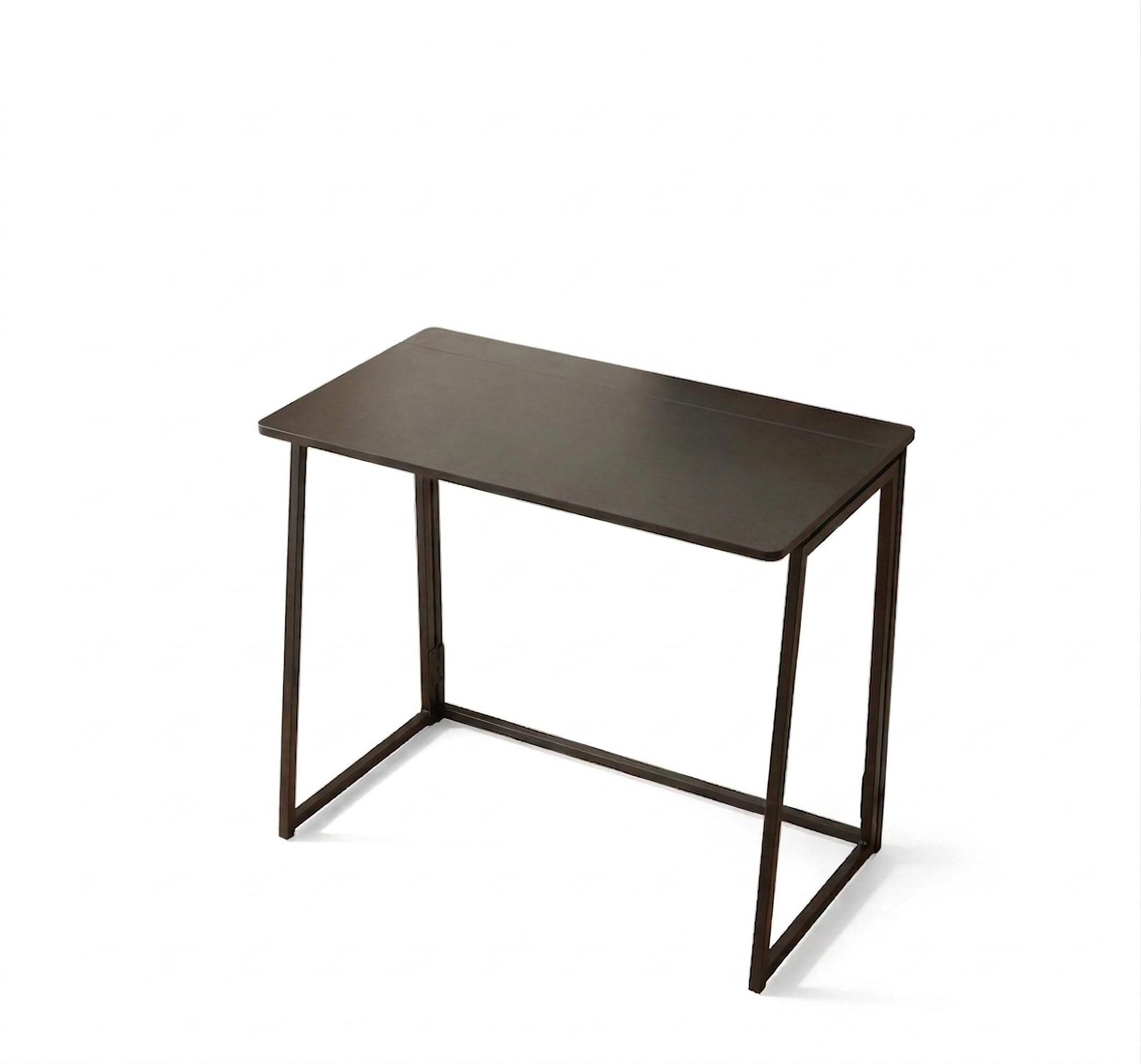 Escritorio pequeño plegable 80 x 40 cm, mesa plegable compacta, ahorra espacio para el salón y el dormitorio