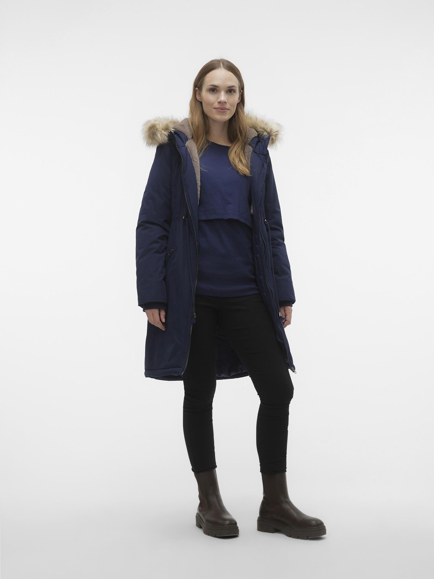 MAMALICIOUS Female Jacke Umstands-Mantel