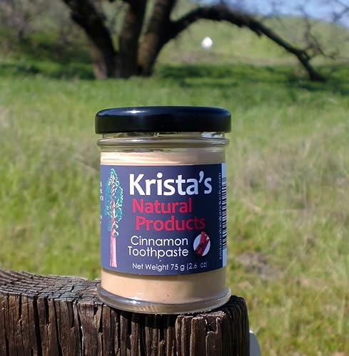 Miniatura 6 de Pasta dental orgánica con canela hecha por Krista's Natural Products - 75 g (2.6 oz)