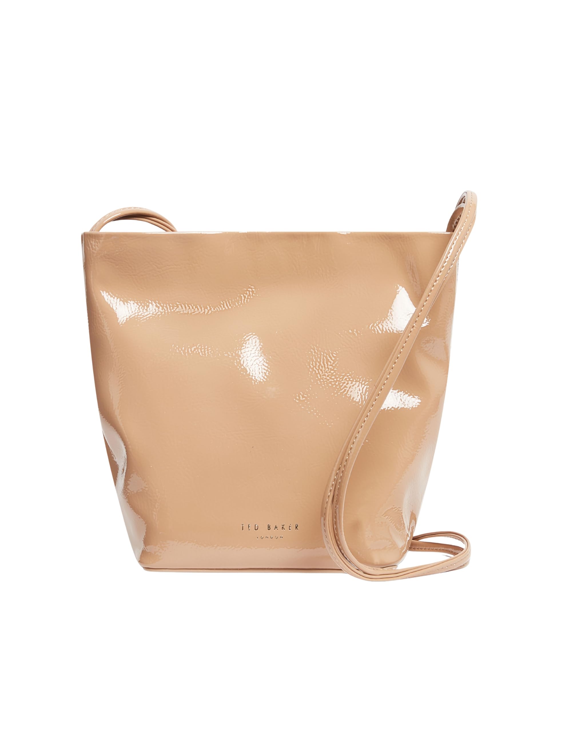 Ted Baker London Thin Strap mini Crinkle Bag, Camel, one Size