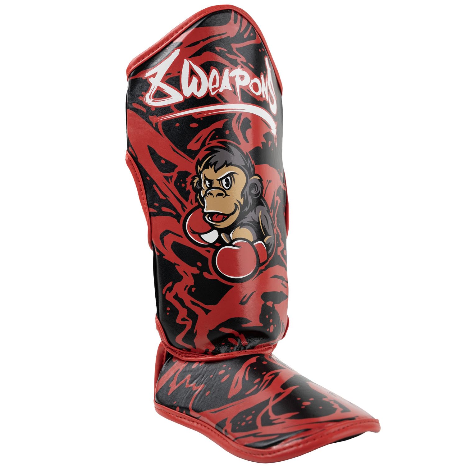 Weapons - 8 parastinchi per bambini, Joe, colore: Nero/Rosso