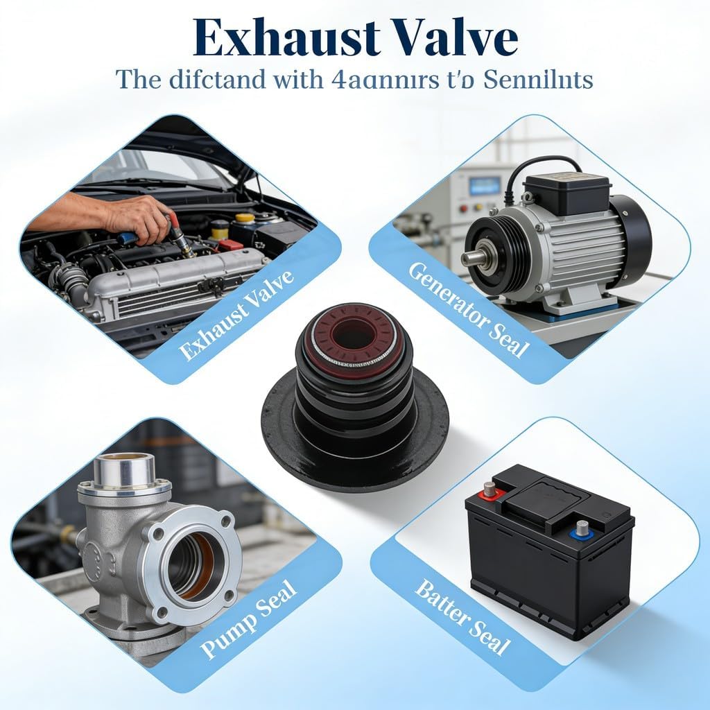 Valve Steam Seal Set, 32pcs, Rubber, LR078819 for Engine Valve Oil Seal Replacement - Durable Sealing, Wear, Fits LAND LR4 DISCOVERY 4 and RANGE