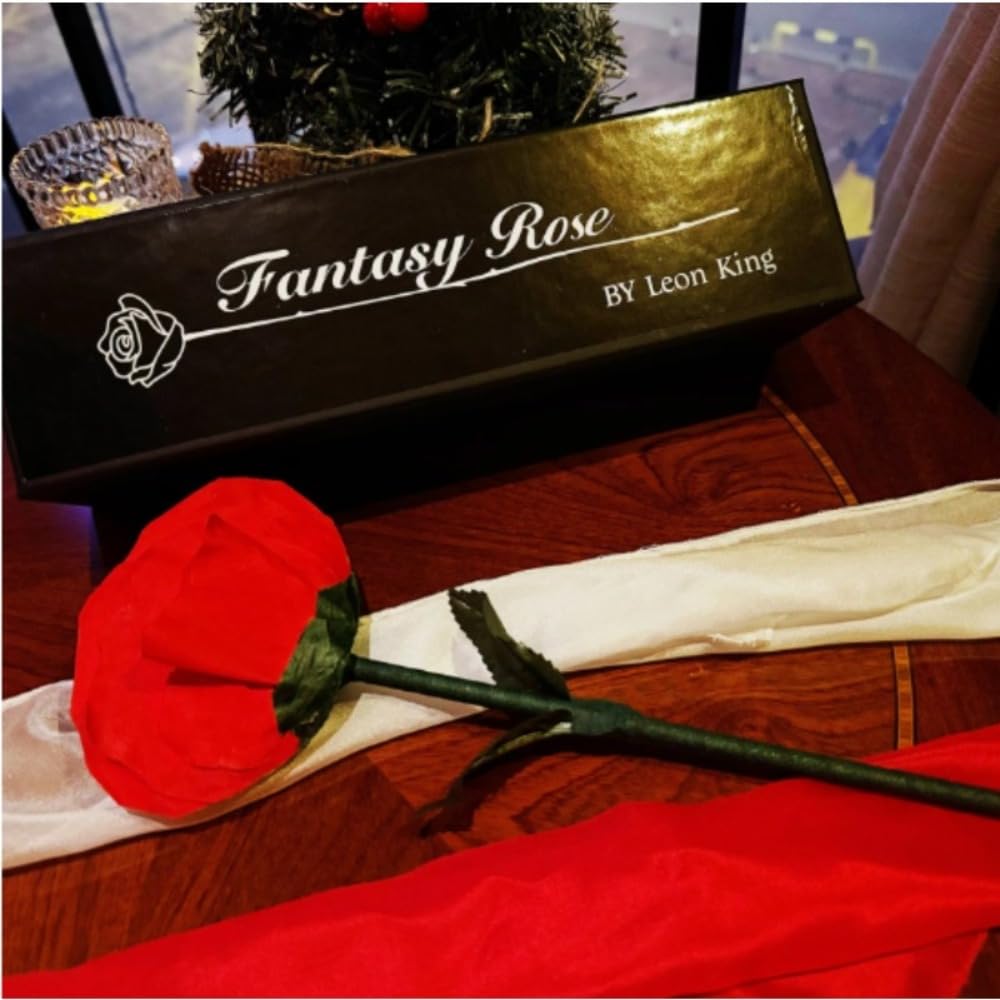 ZQION Fantasy Rose Stage Trucchi Magici Romantici Puntelli Magici Classico Fiore Magia Spettacolo Commedia Giochi di partito Mago Illusioni Professionali