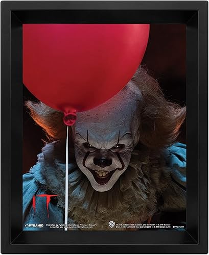 Pyramid International IT Pennywise Evil Flip - Póster de cómics con diseño de cómics, 3D, oficial, 28, 7 x 23, 5 x 4, 2.0 in