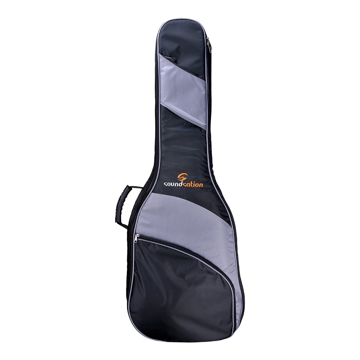 Soundsation PGB-10 AG - Custodia per chitarra acustica 111 x 43 x 13 cm, colore: Nero/Grigio