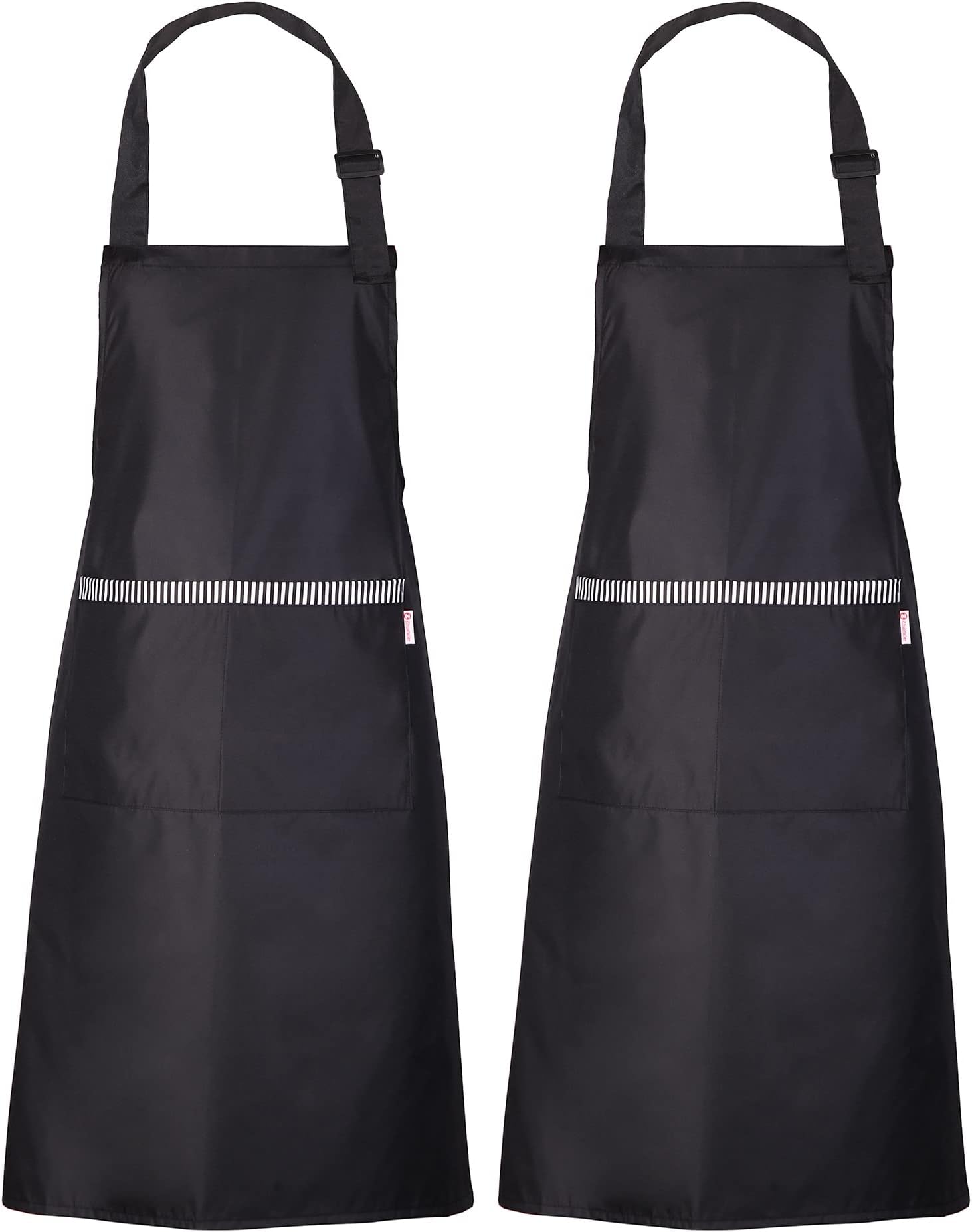 Waterproof Apron for Dog Grooming Dishwashing, Wipeable Kitchen Apron for Women, 2 Pieces