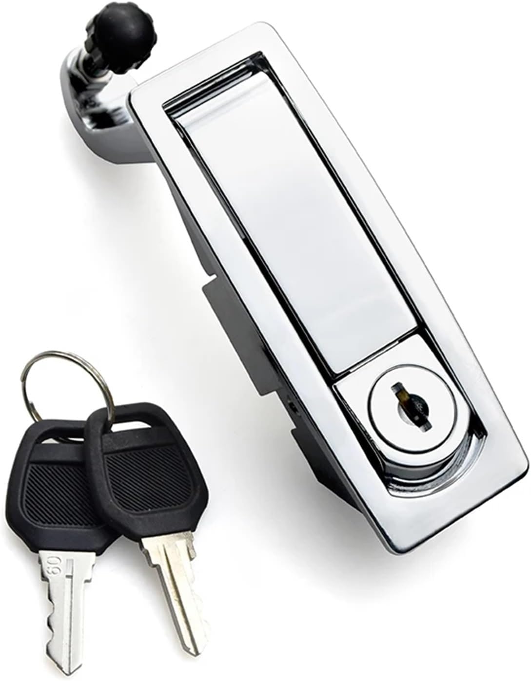 Plane Lock Lever Panel Push Button Lock Compression 1Pcs(35Short Pole Silver)