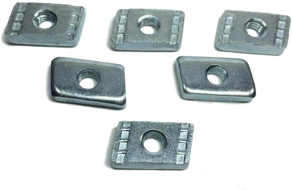 (Qty 100) #10-24 Mini Strut Nuts for 13/32 Deep Junior Krixis Channel #41874
