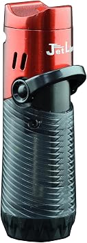 Jetline J-Jet Regal - Red - Triple Jet Flame Cigar Lighter - Built in Cigar Rest