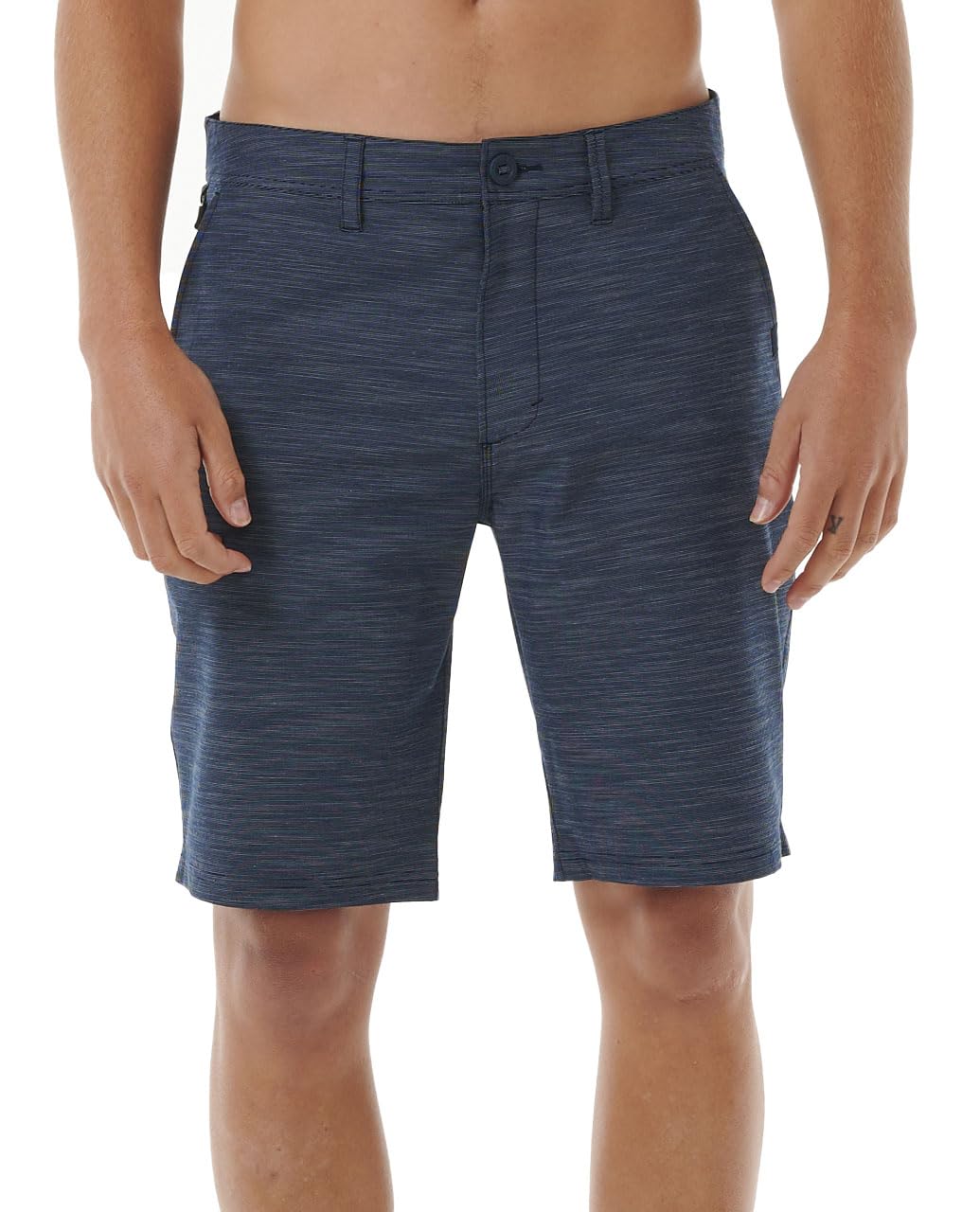 Rip Curl Boardwalk Jackson 20' Herren Shorts – Dunkles Marineblau, Stretch-Baumwoll-Mischgewebe mit DWR